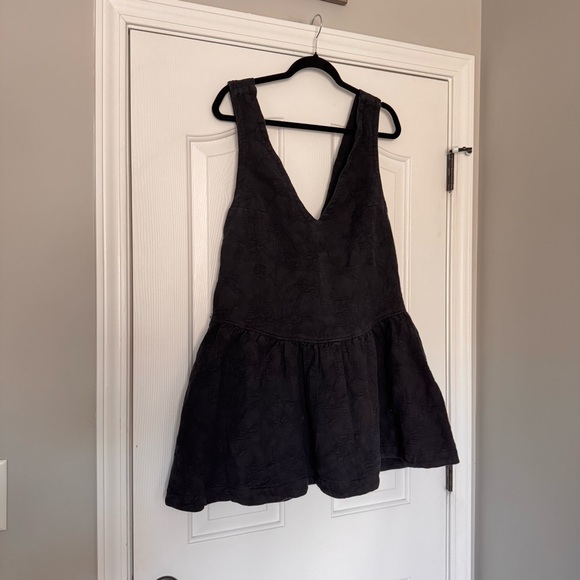 Free People x REVOLVE About Town Mini Dress in Black - Picture 5 of 8